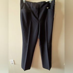Anne Klein Black Office Trousers / Pants: Size 10